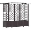 Pakeltas lovas su trelėmis ir stogu Ruda 204 x 40 x 141 cm PP