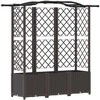 Pakeltas lovas su trelėmis ir stogu Ruda 163 x 40 x 141 cm PP