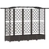 Pakeltas lovas su trelėmis ir stogu Ruda 203,5 x 40 x 125 cm PP