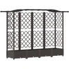 Pakeltas lovas su trelėmis ir stogu Ruda 203,5 x 40 x 123 cm PP