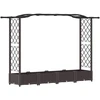 Pakeltas lovas su trelėmis ir stogu Ruda 207 x 40 x 126 cm PP