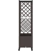 Pakeltas lovas su trelėmis ir stogu Ruda 163,5 x 40 x 142 cm PP