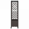Pakeltas lovas su trelėmis ir stogu Ruda 163 x 40 x 144 cm PP