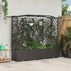 Pakeltas lovas su trelėmis ir stogu Ruda 204 x 40 x 138 cm PP