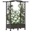 Pakeltas lovas su trelėmis ir stogu Ruda 124 x 40 x 129 cm PP