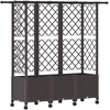 Pakeltas lovas su trelėmis ir stogu Ruda 163,5 x 40 x 142 cm PP