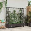 Pakeltas lovas su trelėmis ir stogu Ruda 164 x 40 x 127 cm PP