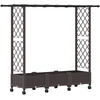 Pakeltas lovas su trelėmis ir stogu Ruda 164 x 40 x 127 cm PP