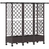 Pakeltas lovas su trelėmis ir stogu Ruda 164 x 40 x 127 cm PP