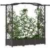 Pakeltas lovas su trelėmis ir stogu Ruda 169 x 40 x 125 cm PP