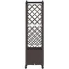 Pakeltas lovas su trelėmis ir stogu Ruda 125 x 40 x 144 cm PP