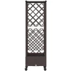 Pakeltas lovas su trelėmis ir stogu Ruda 124 x 40 x 127 cm PP