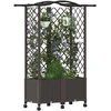 Pakeltas lovas su trelėmis ir stogu Ruda 122 x 40 x 144 cm PP