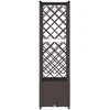 Pakeltas lovas su trelėmis ir stogu Ruda 124,5 x 40 x 138 cm PP