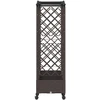Pakeltas lovas su trelėmis ir stogu Ruda 207 x 40 x 129 cm PP