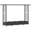 Pakeltas lovas su trelėmis ir stogu Ruda 203 x 40 x 123 cm PP