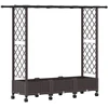 Pakeltas lovas su trelėmis ir stogu Ruda 164 x 40 x 127 cm PP