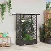 Pakeltas lovas su trelėmis ir stogu Ruda 124 x 40 x 123 cm PP