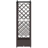Pakeltas lovas su trelėmis ir stogu Ruda 124 x 40 x 125 cm PP