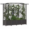 Pakeltas lovas su trelėmis ir stogu Ruda 204 x 40 x 141 cm PP