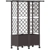 Pakeltas lovas su trelėmis ir stogu Ruda 124 x 40 x 142 cm PP