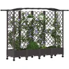Pakeltas lovas su trelėmis ir stogu Ruda 203,5 x 40 x 129 cm PP