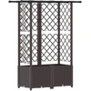 Pakeltas lovas su trelėmis ir stogu Ruda 124 x 40 x 136 cm PP