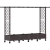 Pakeltas lovas su trelėmis ir stogu Ruda 203 x 40 x 127 cm PP