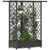 Pakeltas lovas su trelėmis ir stogu Ruda 124 x 40 x 123 cm PP
