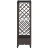 Pakeltas lovas su trelėmis ir stogu Ruda 163 x 40 x 129 cm PP