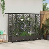 Pakeltas lovas su trelėmis ir stogu Ruda 202,5 x 40 x 127 cm PP