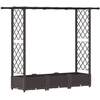 Pakeltas lovas su trelėmis ir stogu Ruda 164 x 40 x 123 cm PP