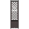 Pakeltas lovas su trelėmis ir stogu Ruda 162,5 x 40 x 138 cm PP