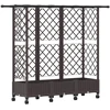 Pakeltas lovas su trelėmis ir stogu Ruda 164 x 40 x 127 cm PP