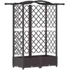 Pakeltas lovas su trelėmis ir stogu Ruda 124 x 40 x 126 cm PP