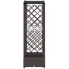 Pakeltas lovas su trelėmis ir stogu Ruda 169 x 40 x 125 cm PP