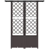 Pakeltas lovas su trelėmis ir stogu Ruda 124,5 x 40 x 138 cm PP