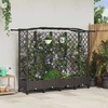 Pakeltas lovas su trelėmis ir stogu Ruda 203,5 x 40 x 129 cm PP