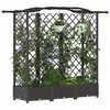 Pakeltas lovas su trelėmis ir stogu Ruda 163 x 40 x 126 cm PP