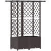 Pakeltas lovas su trelėmis ir stogu Ruda 124 x 40 x 138 cm PP