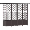 Pakeltas lovas su trelėmis ir stogu Ruda 202 x 40 x 138 cm PP