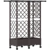Pakeltas lovas su trelėmis ir stogu Ruda 124 x 40 x 127 cm PP