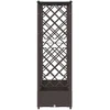 Pakeltas lovas su trelėmis ir stogu Ruda 203 x 40 x 123 cm PP