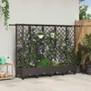 Pakeltas lovas su trelėmis ir stogu Ruda 202,5 x 40 x 127 cm PP