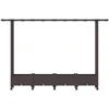 Pakeltas lovas su trelėmis ir stogu Ruda 203 x 40 x 127 cm PP