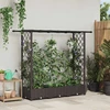 Pakeltas lovas su trelėmis ir stogu Ruda 164 x 40 x 123 cm PP