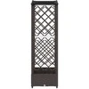 Pakeltas lovas su trelėmis ir stogu Ruda 163 x 40 x 126 cm PP