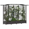 Pakeltas lovas su trelėmis ir stogu Ruda 203,5 x 40 x 125 cm PP