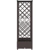 Pakeltas lovas su trelėmis ir stogu Ruda 164 x 40 x 123 cm PP