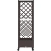 Pakeltas lovas su trelėmis ir stogu Ruda 122,5 x 40 x 127 cm PP